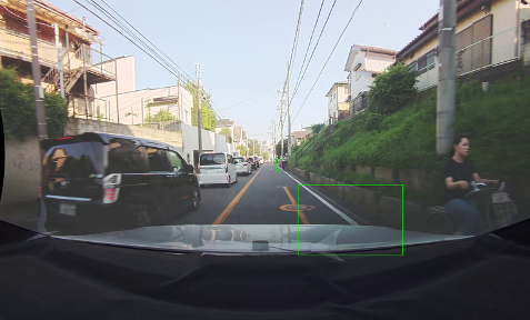 入力：未知オブジェクトを生成する位置を指定するバウンディングボックス